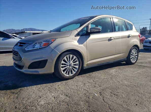 1FADP5AU4JL104007 2018 FORD C-MAX Золотой Передняя левая четверть