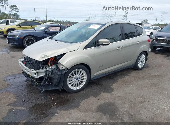 1FADP5BU2GL107818 2016 FORD C-MAX HYBRID Бежевый Передняя левая четверть
