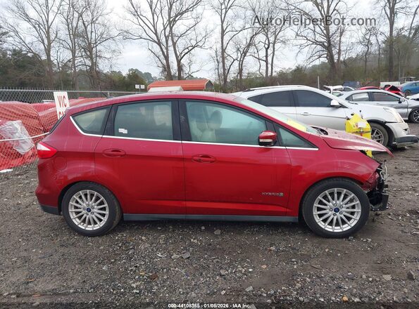 1FADP5BU3GL107228 2016 FORD C-MAX HYBRID Red Widok wnętrza z tyłu