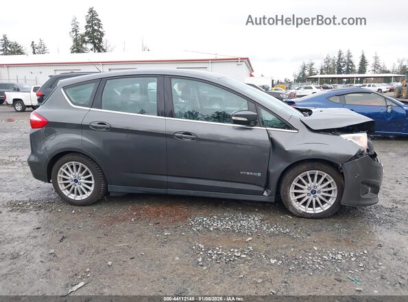 1FADP5BU7GL105790 2016 FORD C-MAX HYBRID Серый Вид задней части салона