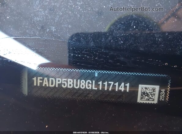 1FADP5BU8GL117141 2016 FORD C-MAX HYBRID Белый Вид подкапотного пространства