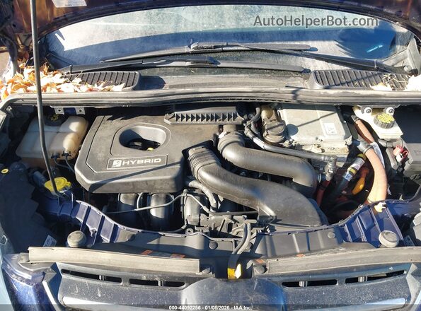 1FADP5BU9GL101577 2016 FORD C-MAX HYBRID Синий Вид сзади