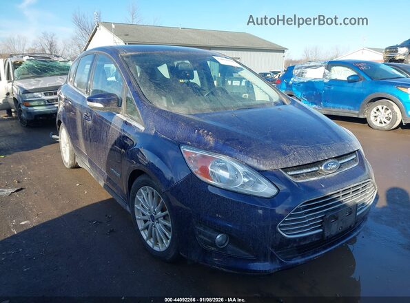 1FADP5BU9GL101577 2016 FORD C-MAX HYBRID Синий Передняя правая четверть
