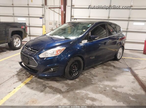 1FADP5CU4GL100559 2016 FORD C-MAX ENERGI Blue Առջևի ձախ երեք քառորդ տեսարան