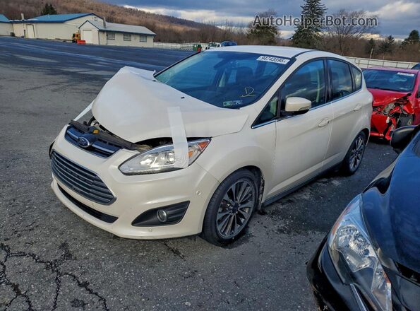 1FADP5DU6HL118433 2017 FORD C-MAX White Առջևի ձախ երեք քառորդ տեսարան