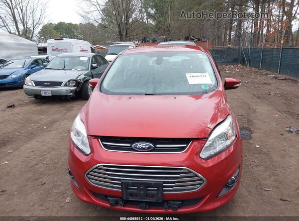 1FADP5DU7JL105907 2018 FORD C-MAX HYBRID Красный Вид щитка приборов
