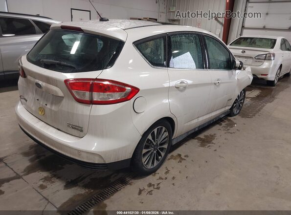 1FADP5DU8JL101901 2018 FORD C-MAX HYBRID Белый Задняя правая четверть