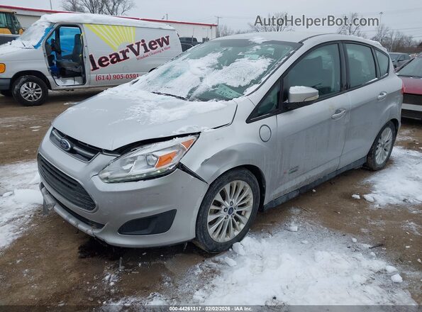 1FADP5EU3HL103547 2017 FORD C-MAX ENERGI Серебряный Передняя левая четверть
