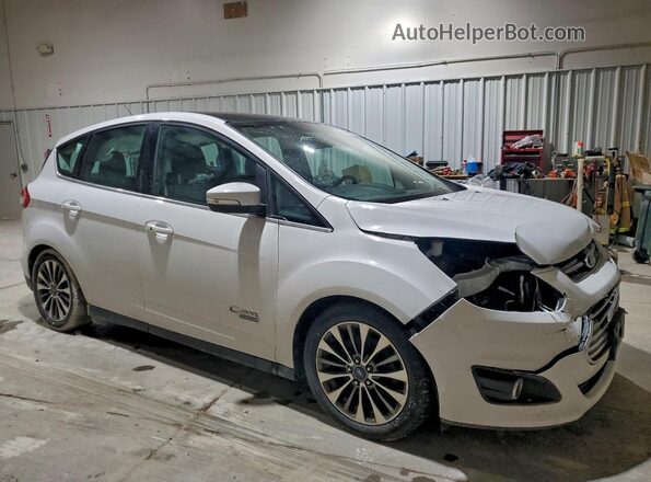 1FADP5FU7HL101377 2017 FORD C-MAX Белый Передняя правая четверть