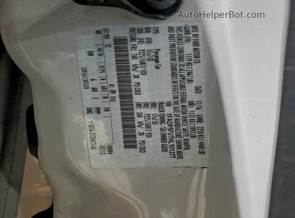 1FADP5FU7HL101377 2017 FORD C-MAX Белый Вид наклейки с VIN-кодом