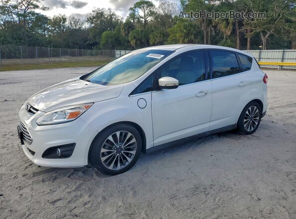 1FADP5FU8HL107933 2017 FORD C-MAX White Առջևի ձախ երեք քառորդ տեսարան