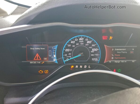 1FADP5FU8HL107933 2017 FORD C-MAX White Սարքավորումների վահանակի տեսք