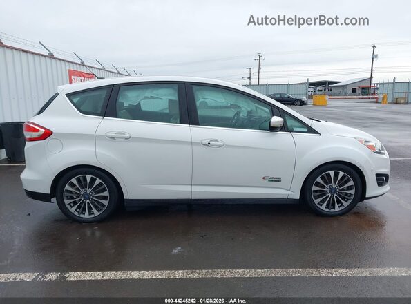 1FADP5FU9HL108394 2017 FORD C-MAX ENERGI Белый Вид задней части салона