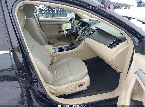 1FAHP2D84JG129562 2018 FORD TAURUS Черный Вид салона спереди