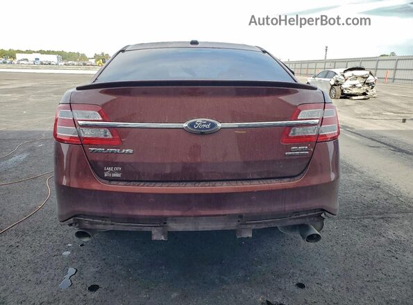1FAHP2E88GG131130 2016 FORD TAURUS Темно-бордовый Вид сзади