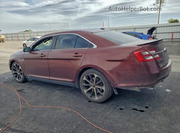 1FAHP2E88GG131130 2016 FORD TAURUS Темно-бордовый Задняя левая четверть