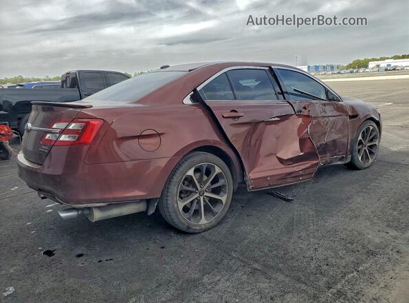 1FAHP2E88GG131130 2016 FORD TAURUS Темно-бордовый Задняя правая четверть