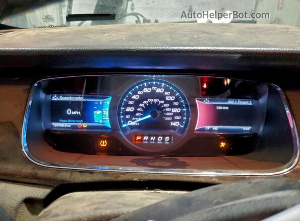 1FAHP2F82KG111527 2019 FORD TAURUS Black Vista del cuadro de instrumentos