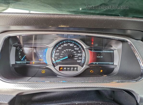 1FAHP2KT2KG107097 2019 FORD TAURUS White Vista del cuadro de instrumentos