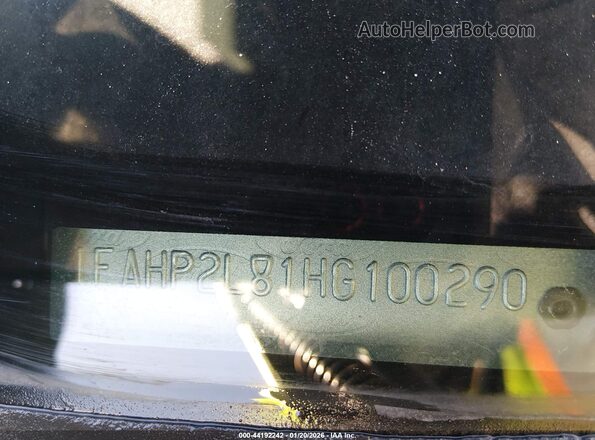 1FAHP2L81HG100290 2017 FORD POLICE INTERCEPTOR Белый Вид подкапотного пространства