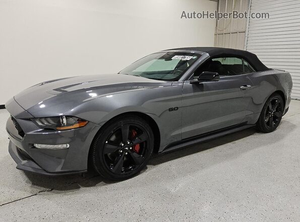 1FATP8FF0M5135397 2021 FORD MUSTANG Серый Передняя левая четверть