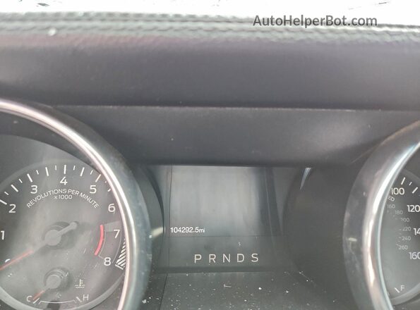 1FATP8UH2J5124093 2018 FORD MUSTANG Серебряный Вид щитка приборов