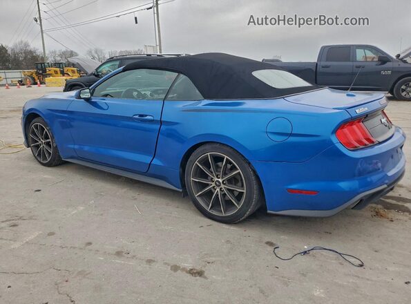 1FATP8UH2K5149660 2019 FORD MUSTANG Синий Задняя левая четверть
