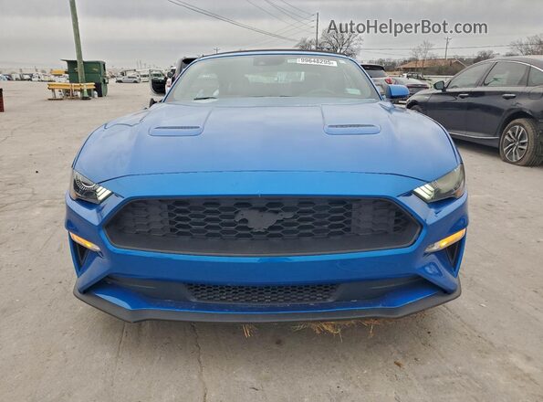 1FATP8UH2K5149660 2019 FORD MUSTANG Синий Вид спереди