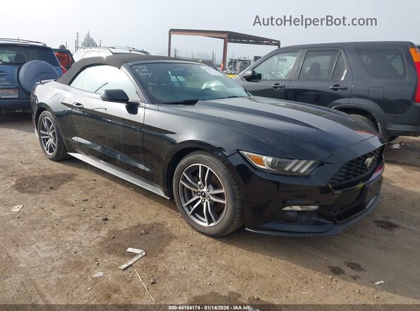 1FATP8UH3H5204240 2017 FORD MUSTANG Черный Передняя правая четверть