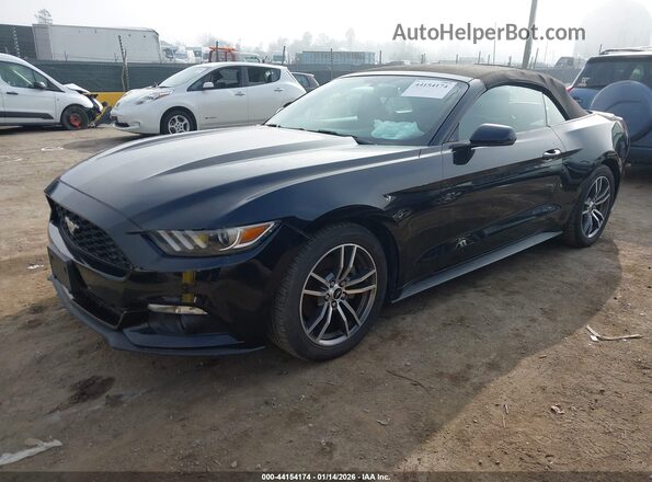 1FATP8UH3H5204240 2017 FORD MUSTANG Черный Передняя левая четверть