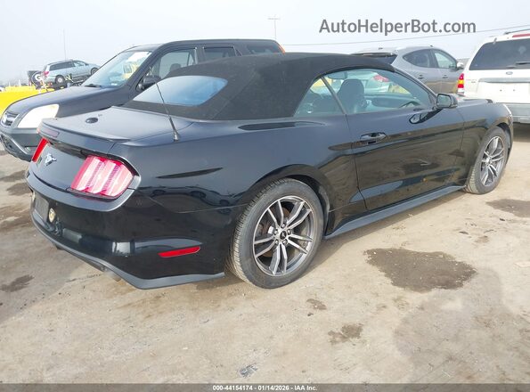 1FATP8UH3H5204240 2017 FORD MUSTANG Черный Задняя правая четверть