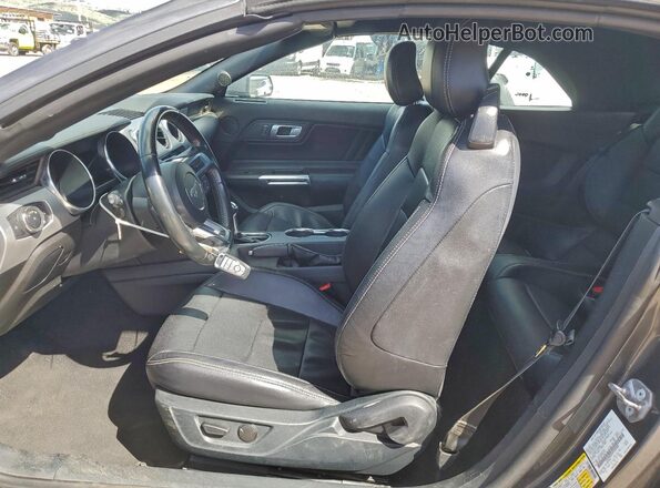 1FATP8UH3P5109028 2023 FORD MUSTANG Charcoal Widok wnętrza z przodu