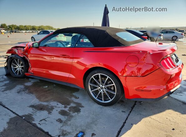 1FATP8UH9K5159876 2019 FORD MUSTANG Красный Задняя левая четверть