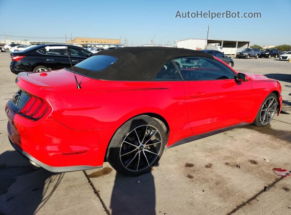 1FATP8UH9K5159876 2019 FORD MUSTANG Красный Задняя правая четверть