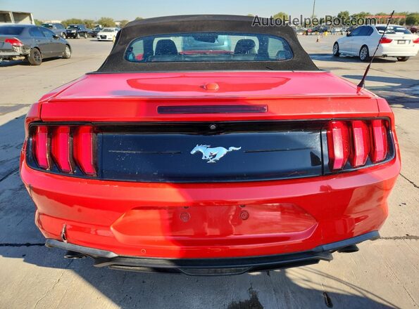 1FATP8UH9K5159876 2019 FORD MUSTANG Красный Вид сзади