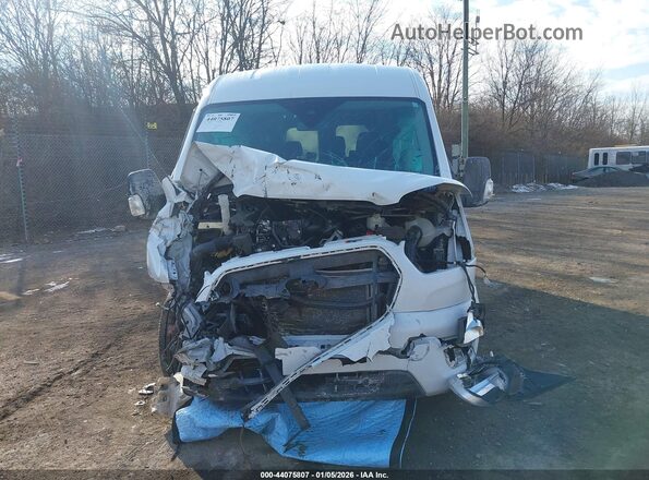 1FBAX2C80MKA31826 2021 FORD PASSENGER White Widok zestawu wskaźników