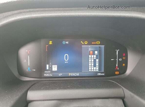 1FBAX2C89TKA20337 2026 FORD TRANSIT White Widok zestawu wskaźników