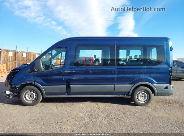 1FBAX2CG3GKB41314 2016 FORD TRANSIT-350 Синий Панорамный вид салона 360°