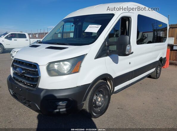 1FBAX2CG3LKA08983 2020 FORD PASSENGER White წინა მარცხენა ხედი სამი მეოთხედიდან