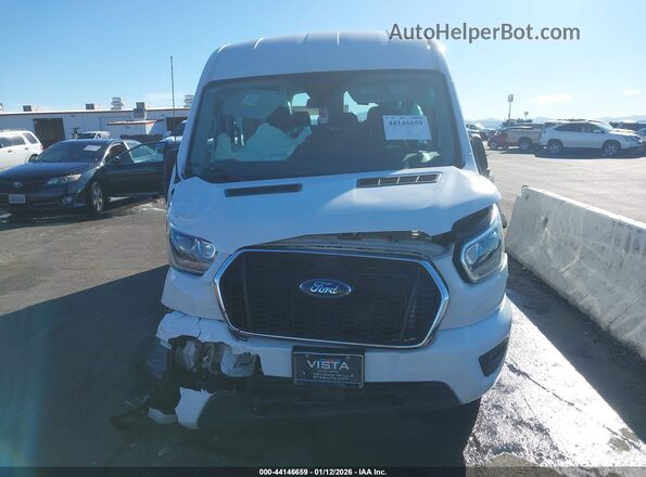 1FBAX2CG3PKB43791 2023 FORD PASSENGER White Вид щитка приладів