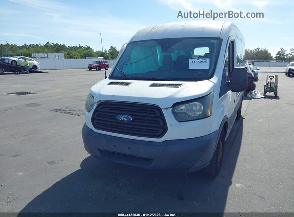 1FBAX2CG5HKA38932 2017 FORD TRANSIT-350 White Առջևի ձախ երեք քառորդ տեսարան