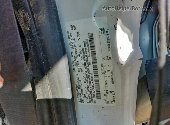 1FBAX2CM8GKA68415 2016 FORD TRANSIT White VIN კოდის სტიკერის ხედი
