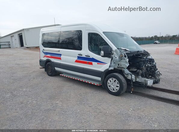 1FDZX2CM4KKB61127 2019 FORD TRANSIT-350 Белый Передняя правая четверть