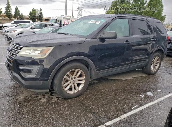 1FM5K7B84GGA04108 2016 FORD FORD EXPLORER Black Przód lewy