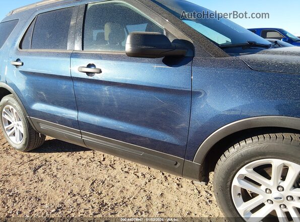 1FM5K7B8XGGB05072 2016 FORD FORD EXPLORER Dark Blue Вид щитка приборов