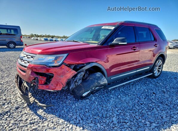 1FM5K7D81KGA37511 2019 FORD FORD EXPLORER Красный Передняя левая четверть