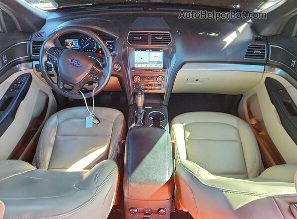 1FM5K7D81KGA37511 2019 FORD FORD EXPLORER Красный Вид панели приборов