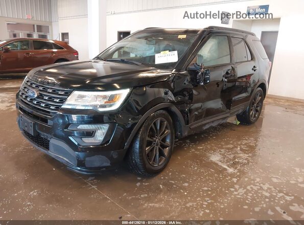 1FM5K7D89HGE15924 2017 FORD FORD EXPLORER Черный Передняя левая четверть