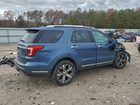 2019 Ford Explorer Limited Синий vin: 1FM5K7F80KGA84915