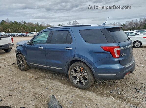 1FM5K7F80KGA84915 2019 FORD FORD EXPLORER Синий Задняя левая четверть
